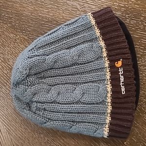 Carhartt Hat Women OSFM Knit Lined Pull On Active Beanie Teal Country Outdoor